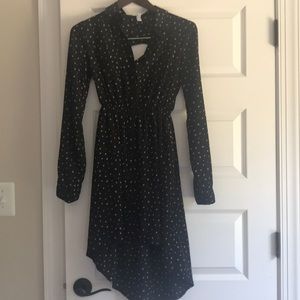 Collared high low Dress